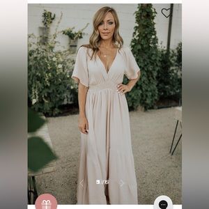 Baltic Born Delilah Maxi Dress in Blush - NEVER WORN